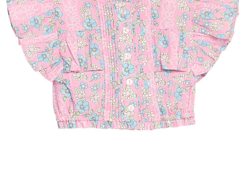 NEW BABE & TESS kids' annie top in spring marguerite floral